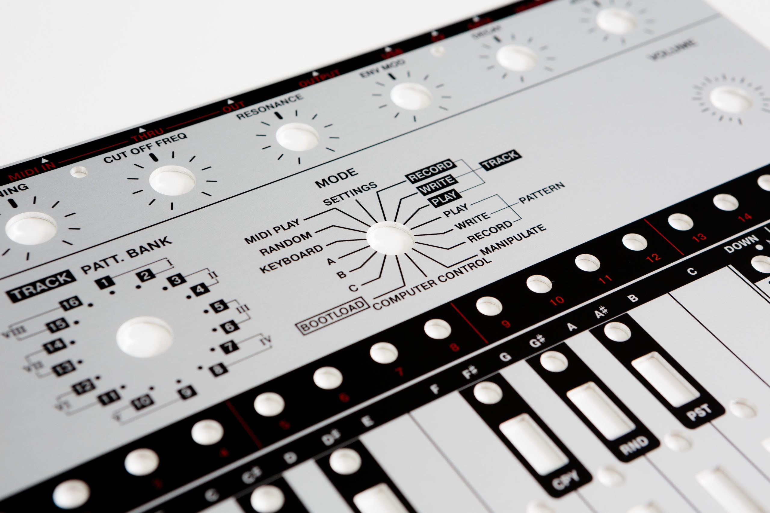 Aluminium - Frontpaneel - Frezen - Sound and Vision - zeefdruk