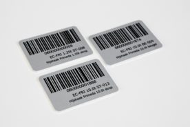Aluminium - Barcode - Naamplaat - Frezen - Kabels/Hoisting