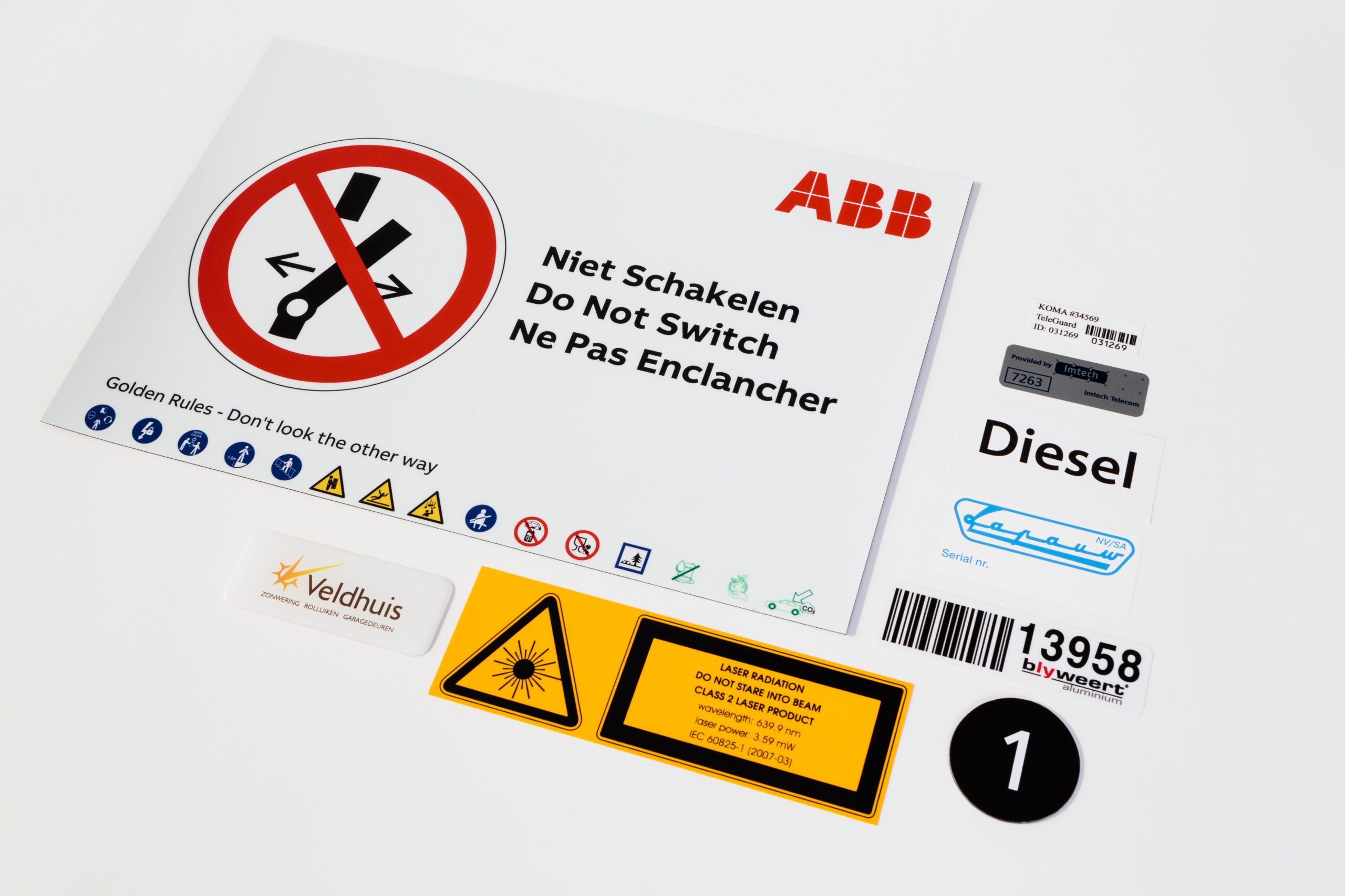 Overzicht Labels