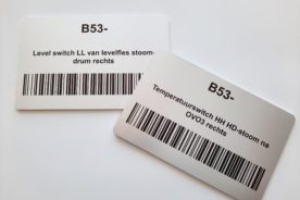 Aluminium - Barcode - Naamplaat - Frezen