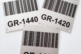 Aluminium - Barcode - Naamplaat - Frezen