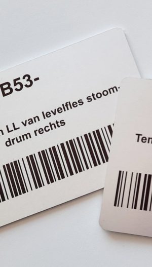 Aluminium - Barcode - Naamplaat - Frezen