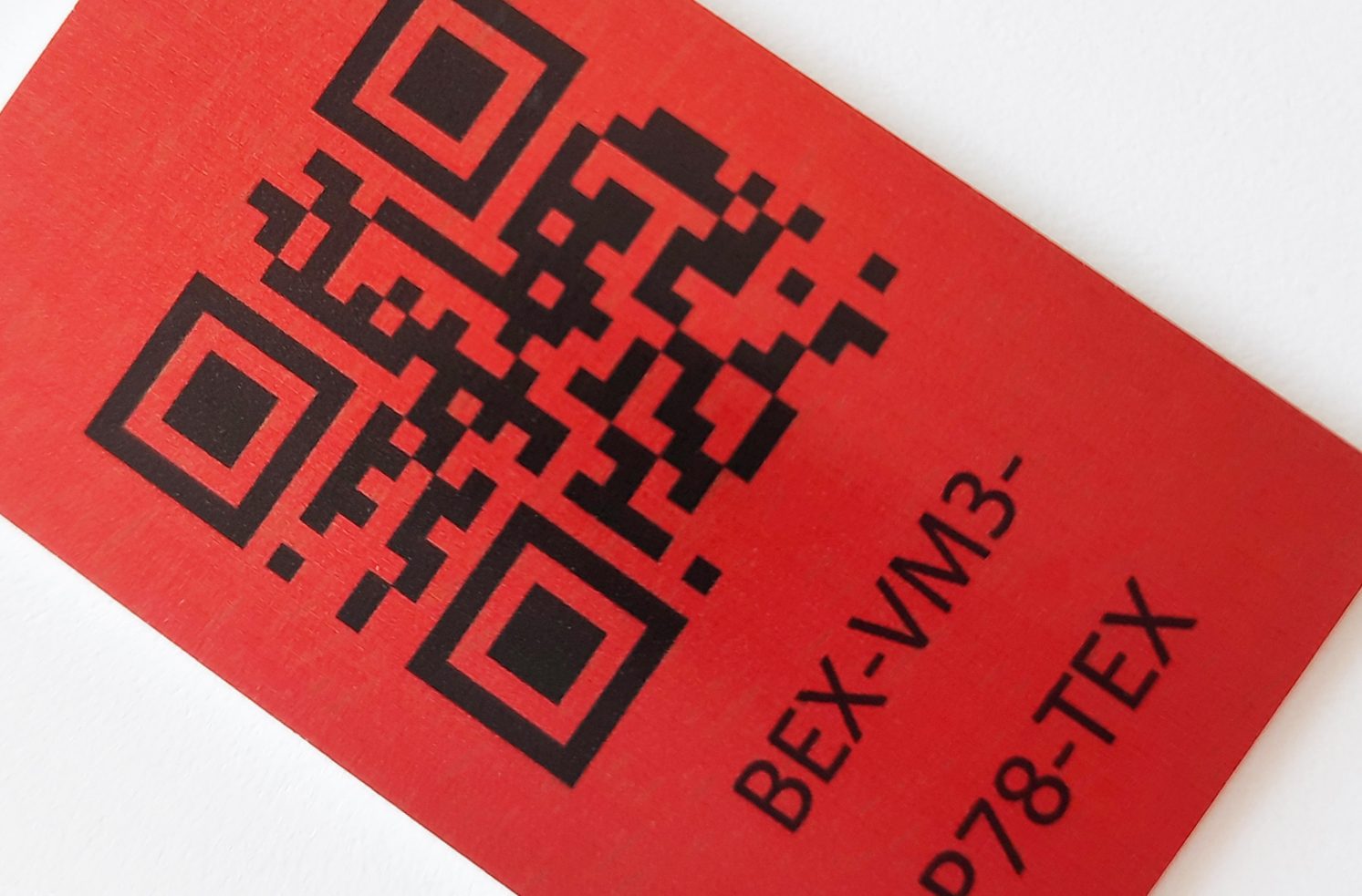 Aluminium - Qr Code - Naamplaat - Frezen