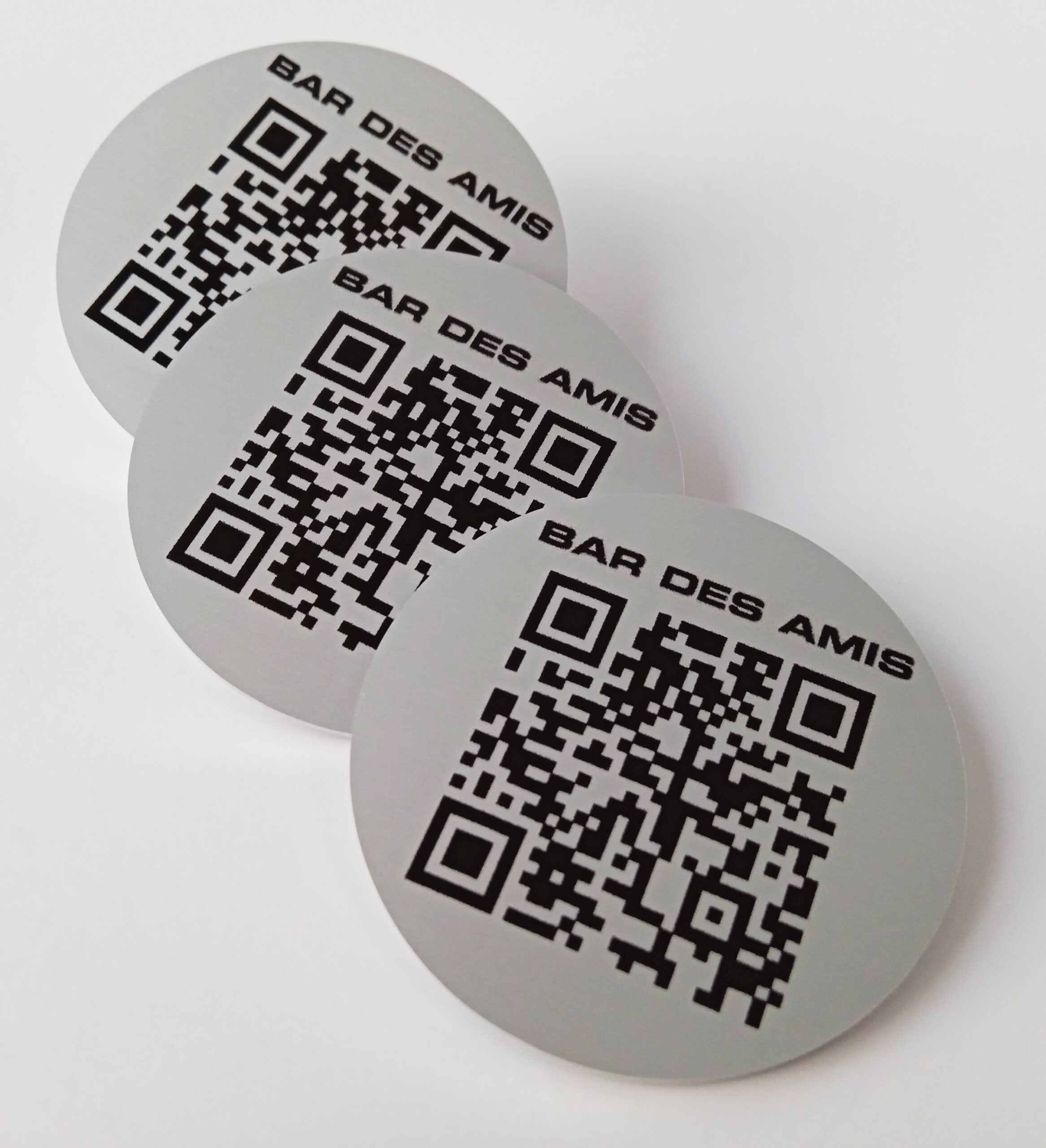 Aluminium - QR code - Naamplaat - Frezen - Public sector